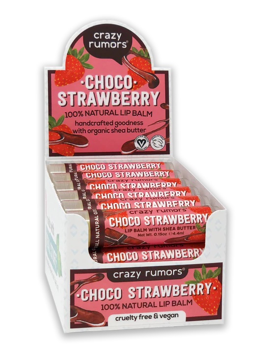 CRAZY RUMORS Choco Strawberry Lip Balm 4,25g