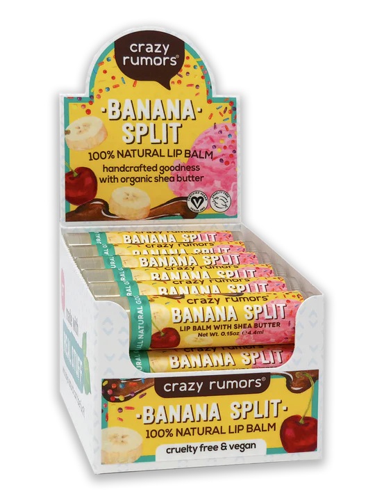 CRAZY RUMORS Banana Split Lip Balm 4,25g