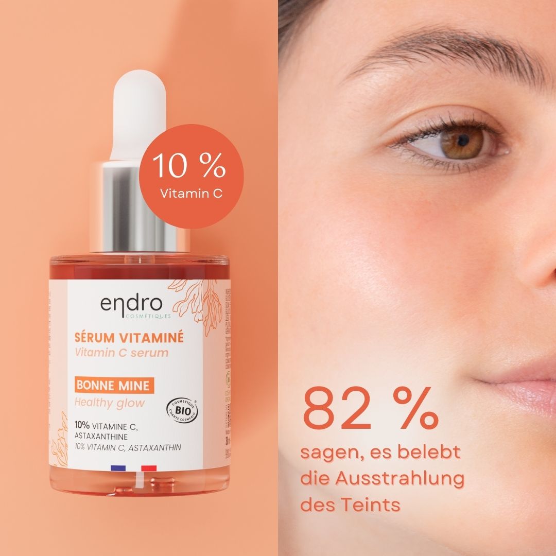 ENDRO Vitamin C Serum frisches Aussehen, 10% Vitamin C, 30ml