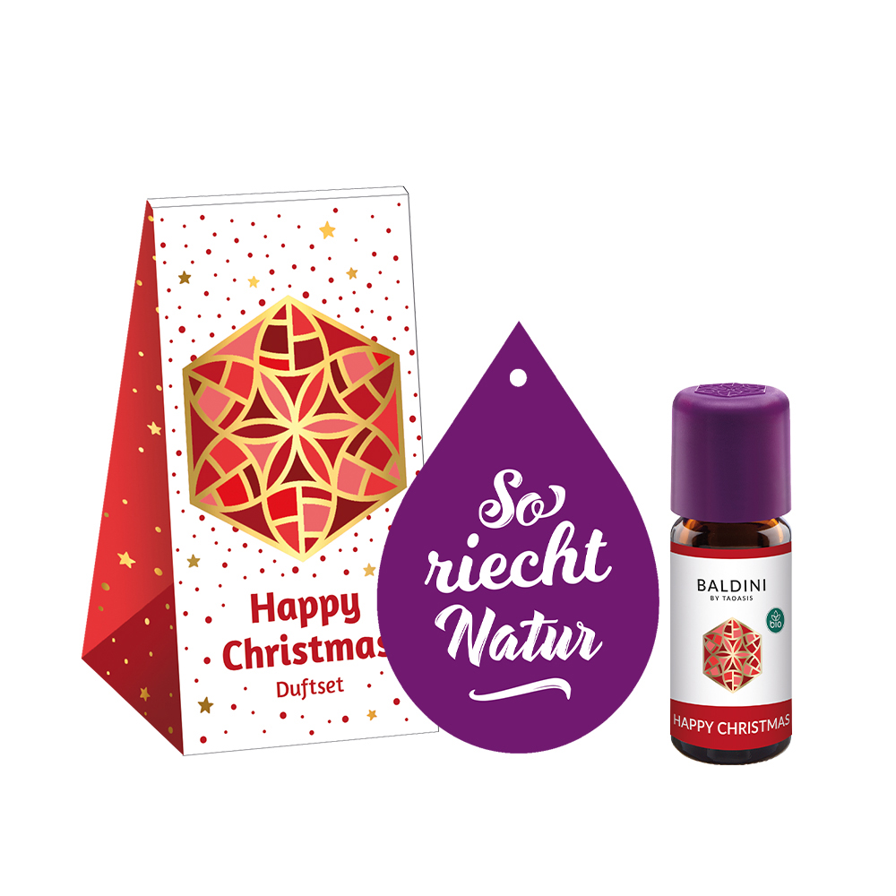 Happy Christmas Mini-Duftset mit Duftvlies 10 ml